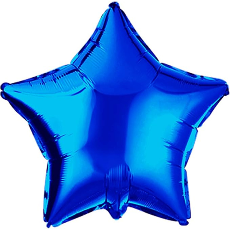 Balún Blue Foil Star