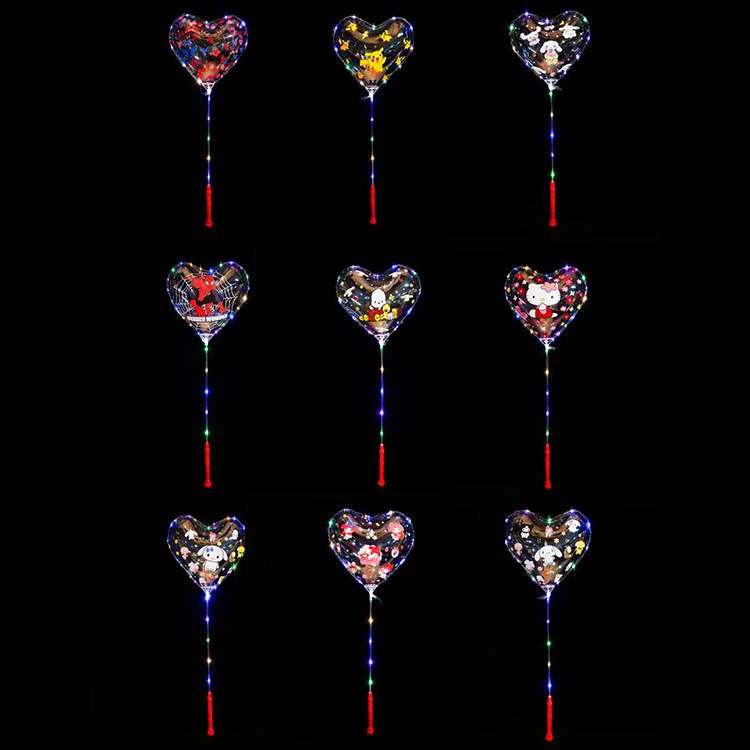 Balúin Bobo Clóbhuailte Múnlaithe Croí