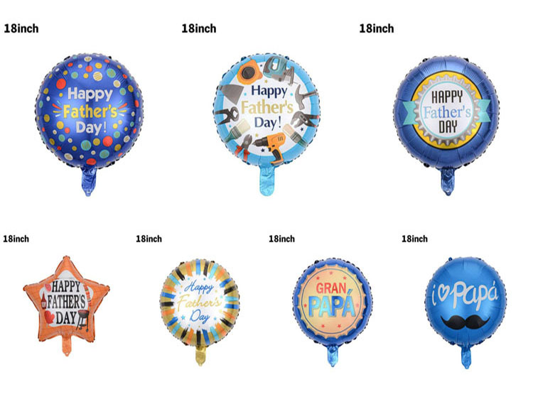 18 Inch Father’s Day Party Aluminum Balloons China